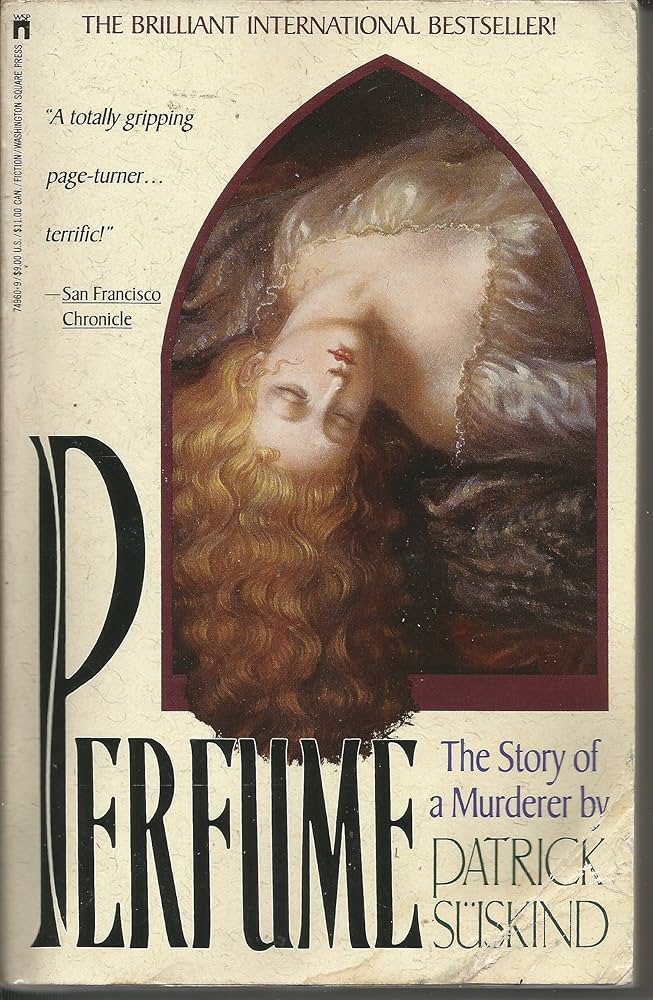 Cover of Perfume with a pale, minimal literary design.